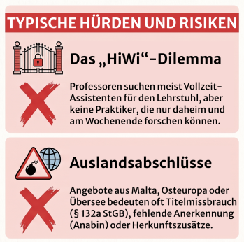 Typische Hürden und Risiken Typische Hürden und Risiken